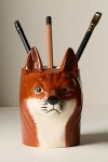 Quail Ceramics Animal Pencil Pot In Multi