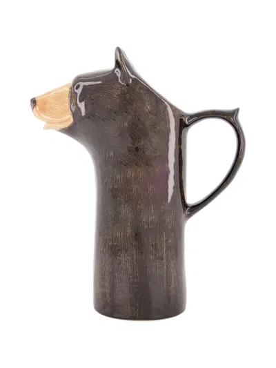 Quail Ceramics Black Bear Jug ( 14,5 Cm)