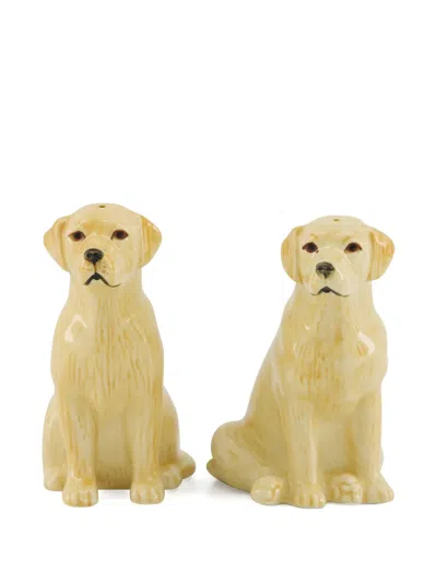 Quail Ceramics Salt Pepper Shakers Set (set Of Two) In Brown