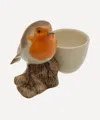 Quail Perched Robin Egg Cup