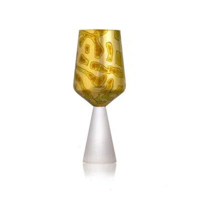 Qualia Glass Roman All Purpose Wine Glass In Gold
