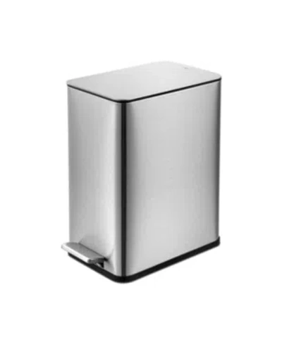Qualiazero 2.6 Gallon Slim Step Can In Stainless Steel