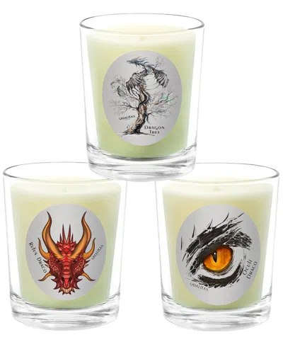 Qualitas Candles 3pc Candle Set - Rufus Draco In Multi