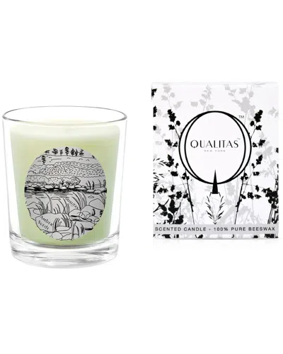 Qualitas Candles Amber Suede 6.5oz Beeswax Candle In Multi