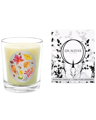 Qualitas Candles Autumn Leaf Candle In Clear