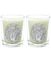 Qualitas Azahar Two Scented Beeswax Candle Set In White