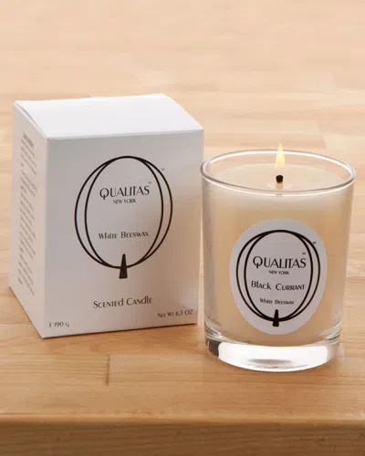 Qualitas Candles Black Currant 6.5oz Beeswax Candle