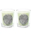 Qualitas Cinque Terre Two Scented Beeswax Candle Set In White