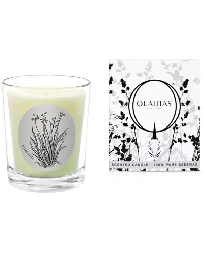 Qualitas Candles Citonella 6.5oz Beeswax Candle