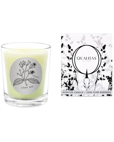 Qualitas Candles Clove Leaf 6.5oz Beeswax Candle In Multi