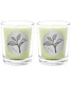 Qualitas Earl Grey Two Scented Beeswax Candle Set In White