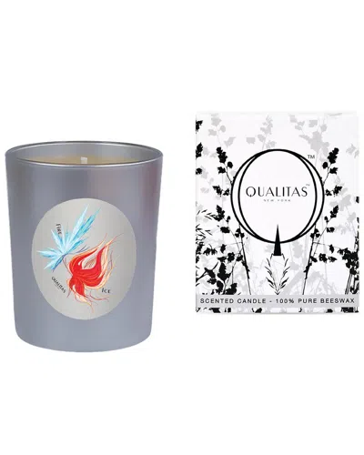 Qualitas Candles Fire & Ice Candle In Silver