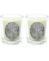 Qualitas Floreo Two Scented Beeswax Candle Set In White