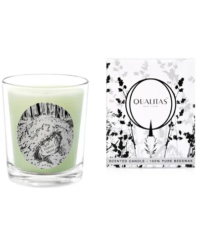Qualitas Candles Forest Moss 6.5oz Beeswax Candle In Green
