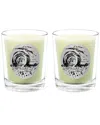 Qualitas Fresh Mown Hay Two Scented Beeswax Candle In White