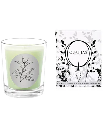 Qualitas Candles Green Tea 6.5oz Beeswax Candle