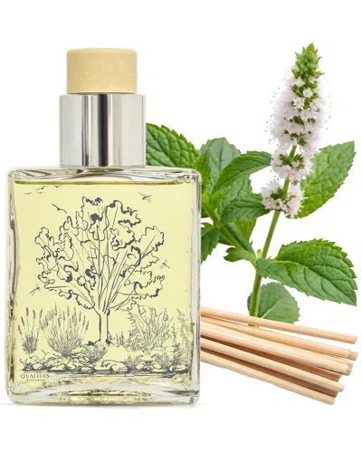Qualitas Candles Handmade Peppermint Leaf Reed Diffuser In Multi