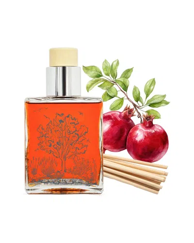 Qualitas Candles Handmade Pomegranate Reed Diffuser In Multi