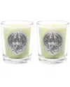 Qualitas Hearth Two Scented Beeswax Candle Set In White