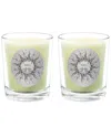 Qualitas Helios Two Scented Beeswax Candle Set In White