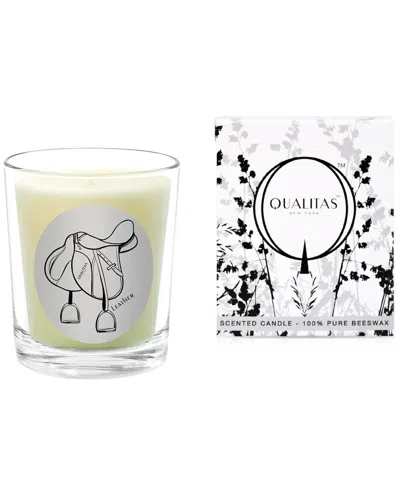Qualitas Candles Leather 6.5oz Beeswax Candle