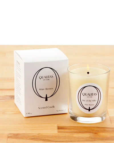Qualitas Candles Lily Of The Valley 6.5oz Beeswax Candle