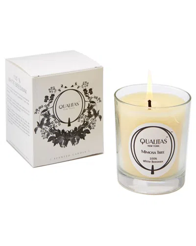 Qualitas Candles Mimosa Tree 6.5oz Beeswax Candle In Multi