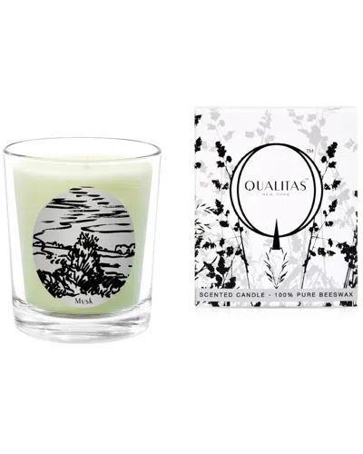 Qualitas Candles Musc 6.5oz Beeswax Candle