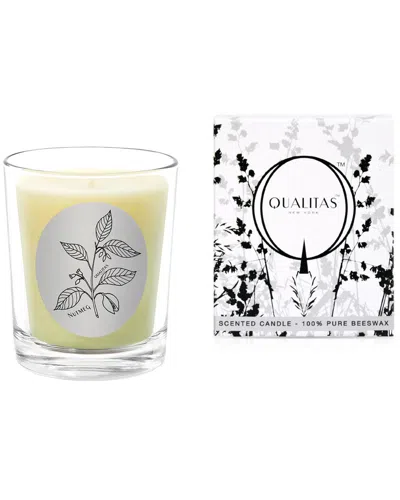 Qualitas Candles Nutmeg 6.5oz Beeswax Candle In Multi