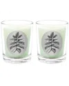 Qualitas Patchouli Two Scented Beeswax Candle Set In White