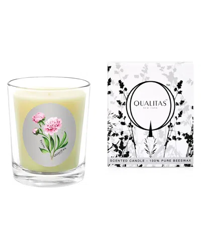 Qualitas Candles Peony 6.5oz Candle In White
