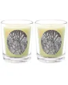 Qualitas Port Au Prince Two Scented Beeswax Candle Set In White
