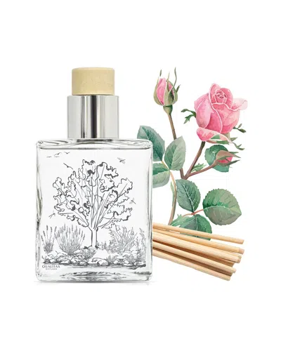 Qualitas Candles Rose 6.75oz Diffuser In Silver