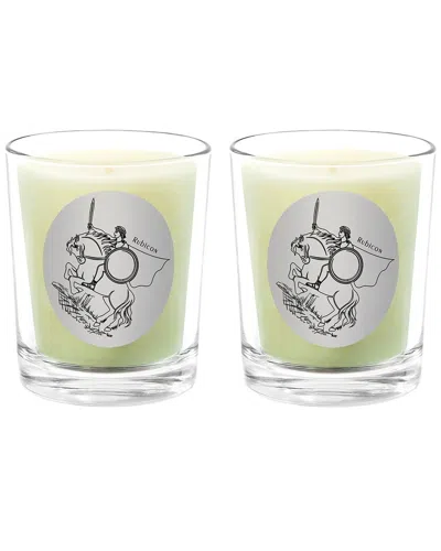 Qualitas Rubicon Two Scented Beeswax Candle Set In White