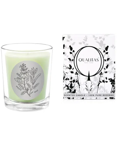Qualitas Sage 6.5oz Beeswax Candle