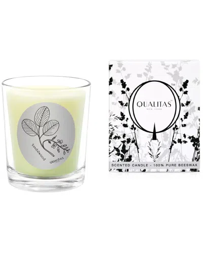 Qualitas Candles Sandalwood 6.5oz Beeswax Candle