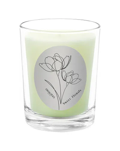 Qualitas Sweet Florals 6.5oz Beeswax Candle
