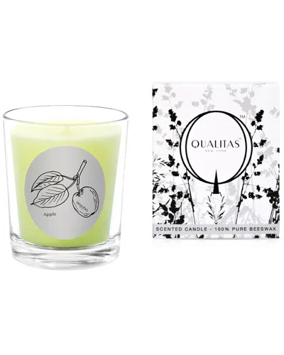 Qualitas Candles The Apple 6.5oz Beeswax Candle In Green