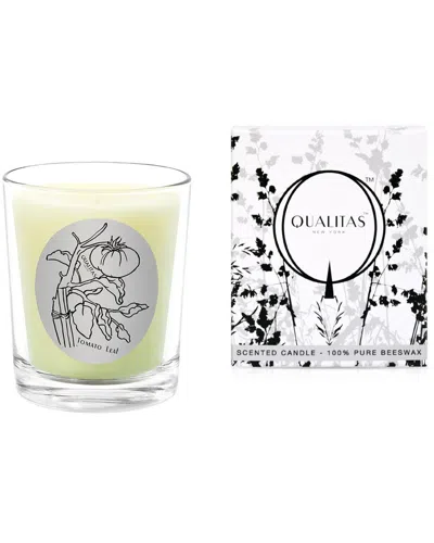 Qualitas Candles Tomato Leaf 6.5oz Beeswax Candle In Green
