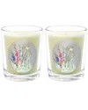 Qualitas Tranquility Two Scented Beeswax Candle Set In White