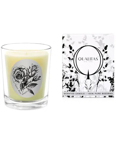Qualitas Velvet Rose 6.5oz Beeswax Candle