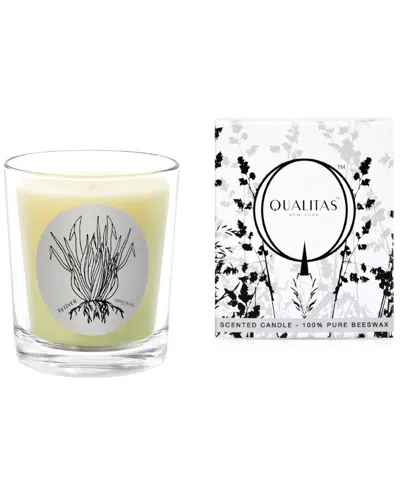 Qualitas Candles Vetiver 6.5oz Beeswax Candle