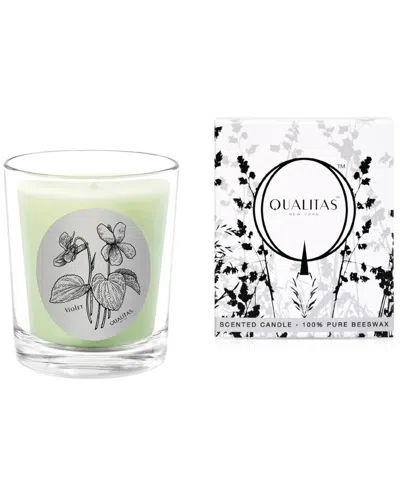 Qualitas Viole 6.5oz Beeswax Candle