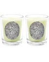 Qualitas Wild Honey Two Scented Beeswax Candle Set In White