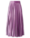 Quantum Courage Woman Midi Skirt Purple Size M Polyester, Elastane In Purple