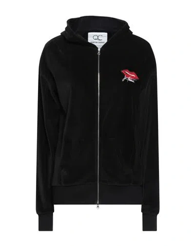 Quantum Courage Woman Sweatshirt Black Size S Cotton