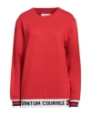 Quantum Courage Woman Sweatshirt Red Size L Cotton, Modal In Red
