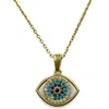 Quartz & Canary Women's Gold / Blue Gold Vermeil Spartan Evil Eye - Ic Xc Ni Ka In Gold