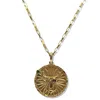 Quartz & Canary Women's Gold / Green Papyrus Zodiac Vermeil Taurus Pendant In Multi