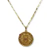 Quartz & Canary Women's Gold / Red Papyrus Zodiac Vermeil Scorpio Pendant In Multi
